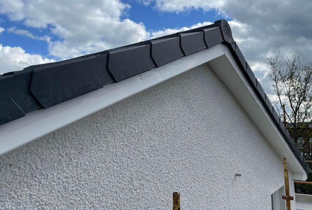 Roofline Coatbridge Airdrie Roughcasting Rendering Plastering Roofline Coatbridge